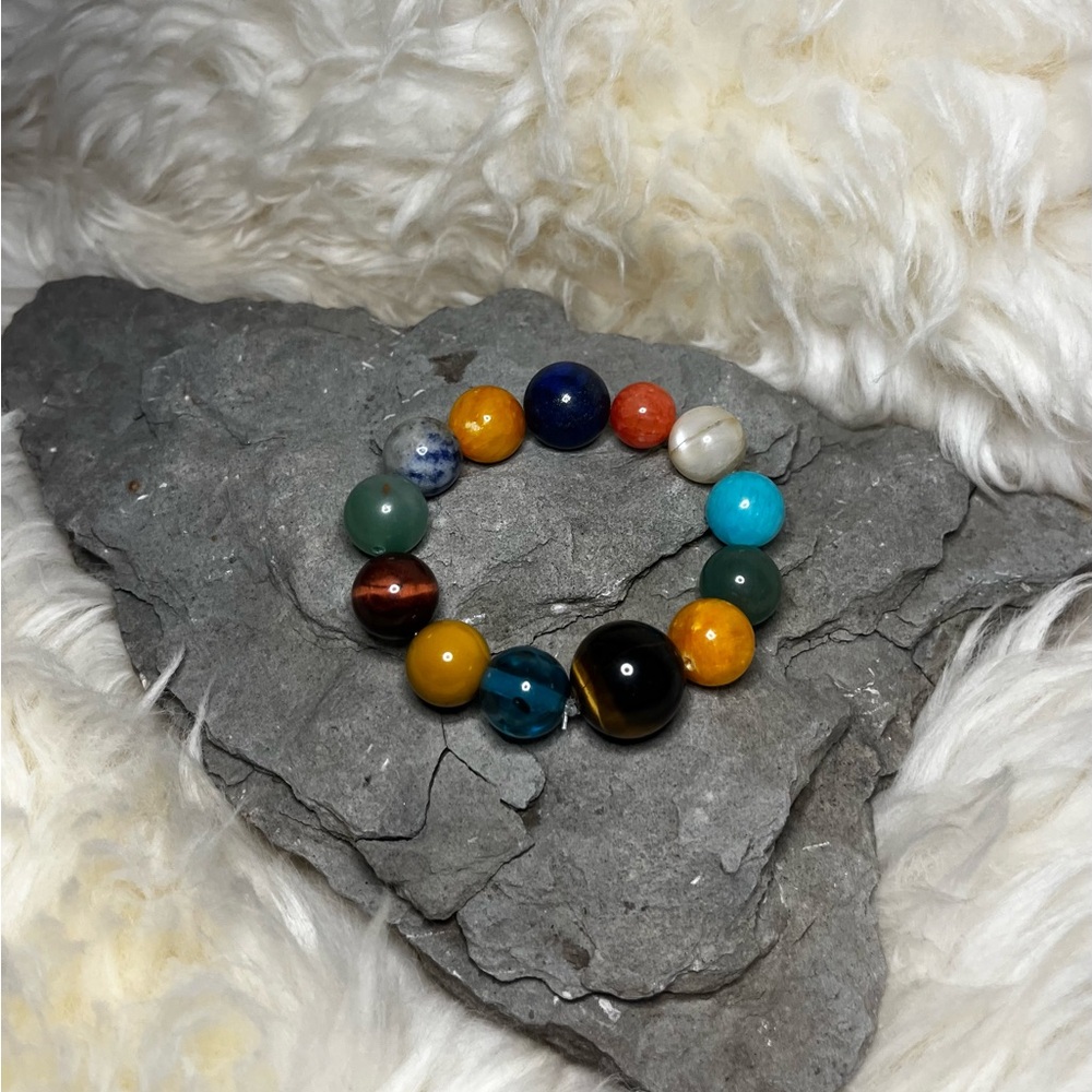 Multicolor menopausal Beaded Bracelet